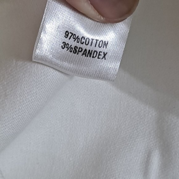 White Denim Front Snap Button-Down Mini Dress – Plus (1X, 2X & 3X) - Picture 8 of 8